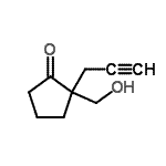 CAS 登录号：357157-88-1， 2-(羟基甲基)-2-(2-丙炔-1-基)环戊酮