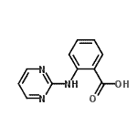 CAS 登录号：35716-51-9， 2-(2-嘧啶基氨基)苯甲酸