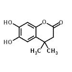CAS 登录号：357187-41-8， 6,7-二羟基-4,4-二甲基-2-色满酮