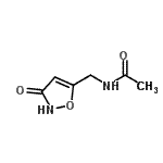 CAS 登录号：3579-02-0， N-[(3-氧代-2,3-二氢-1,2-恶唑-5-基)甲基]乙酰胺