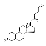 CAS 登录号：35800-55-6， (17beta)-3-氧代雌甾-4-烯-17-基戊酸酯