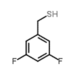 结构式 CAS# 358358-66-4, (3,5-二氟苯基)甲硫醇
