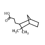 CAS 登录号：35896-35-6， 3-(3,3-二甲基双环[2.2.1]庚-2-基)丙酸