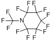 结构式 CAS# 359-71-7, 全氟-N-甲基哌啶