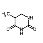 CAS 登录号：3590-50-9， 5-甲基二氢-2,4(1H,3H)-嘧啶二酮
