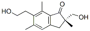 CAS 登录号：35910-16-8， (2S)-6-(2-羟基乙基)-2-(羟基甲基)-2,5,7-三甲基-3H-茚-1-酮