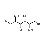 CAS 登录号：35972-80-6， 1,6-二溴-3,4-二氯-2,5-己烷二醇