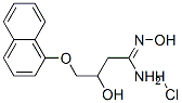 CAS 登录号：35991-93-6， [N-羟基-C-(2-羟基-3-萘-1-基氧基丙基)亚氨甲酰]氯化铵