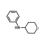 结构式 CAS# 360058-83-9, N-苯基四氢-2H-吡喃-4-胺
