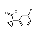 CAS#: 361211-23-6， 1-(3-Fluorophenyl)Cyclopropanecarbonyl Chloride