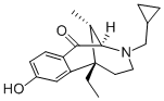 CAS 登录号：36292-66-7， (2R,6S,11S)-rel-3-(环丙基甲基)-6-乙基-3,4,5,6-四氢-8-羟基-11-甲基-2,6-甲桥-3-苯并氮杂环辛四烯-1(2H)-酮
