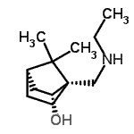 CAS 登录号：363158-65-0， (2R,4R)-1-[(乙基氨基)甲基]-7,7-二甲基双环[2.2.1]庚烷-2-醇