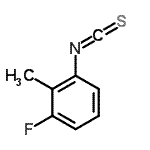CAS 登录号：363179-58-2， 1-氟-3-异硫氰酸基-2-甲基苯