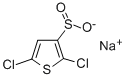 结构式 CAS# 363179-59-3, 2,5-二氯噻吩-3-亚磺酸钠盐