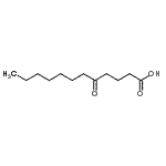 CAS 登录号：3637-16-9， 5-氧代十二烷酸
