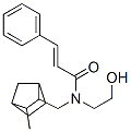 CAS 登录号：36398-88-6， (E)-N-(2-羟基乙基)-N-[(5-甲基-6-双环[2.2.1]庚烷基)甲基]-3-苯基丙-2-烯酰胺