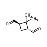CAS 登录号：364728-44-9， (1R,3R)-2,2-二甲基-1,3-环丁烷二甲醛