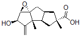 CAS 登录号：3650-17-7， (1aR-(1aalpha,2beta,3Abeta,3balpha,5alpha,6aalpha,7As*))-十氢-2-羟基-3a,5-二甲基-3-亚甲基-环戊二烯并(4,5)二并环戊烯并(1,6a-b)环氧乙烯-5-羧酸