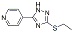 CAS 登录号：3652-22-0， 4-(5-乙硫基-2H-1,2,4-三唑-3-基)吡啶