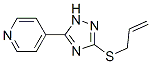 CAS#: 3652-25-3， 4-(5-Prop-2-Enylsulfanyl-2H-1,2,4-Triazol-3-Yl)Pyridine
