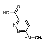 CAS 登录号：365413-15-6， 6-(甲基氨基)-3-哒嗪羧酸