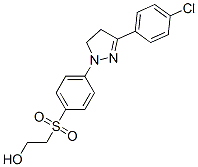 CAS 登录号：3656-22-2， 2-[4-[3-(4-氯苯基)-4,5-二氢吡唑-1-基]苯基]磺酰基乙醇