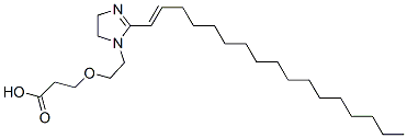 CAS 登录号：36619-33-7， 3-[2-[2-[(E)-十七碳-1-烯基]-4,5-二氢咪唑-1-基]乙氧基]丙酸