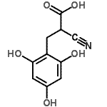 CAS 登录号：366793-90-0， 2-氰基-3-(2,4,6-三羟基苯基)丙酸