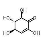 CAS 登录号：3671-24-7， (4R,5S,6R)-2,4,5,6-四羟基-2-环己烯-1-酮