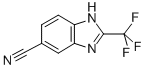 CAS 登录号：3671-61-2， 2-(三氟甲基)-3H-苯并咪唑-5-甲腈