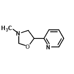 CAS 登录号：367493-82-1， 2-(3-甲基-1,3-恶唑烷-5-基)吡啶