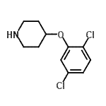 CAS 登录号：367501-13-1， 4-(2,5-二氯苯氧基)哌啶