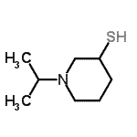 CAS 登录号：36759-82-7， 1-异丙基-3-哌啶硫醇