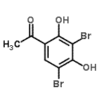 CAS 登录号：36772-98-2， 1-(3,5-二溴-2,4-二羟基苯基)乙酮