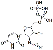 CAS 登录号：36792-49-1， [(2R,3S,4R)-4-叠氮基-5-(2,4-二氧代嘧啶-1-基)-3-羟基四氢呋喃-2-基]甲基膦酰磷酸氢酯