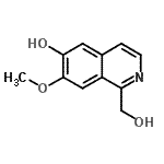 CAS 登录号：367947-68-0， 1-(羟基甲基)-7-甲氧基-6-异喹啉醇