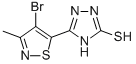 CAS#: 3683-95-2， 5-(4-Bromo-3-Methyl-1,2-Thiazol-5-Yl)-1,2-Dihydro-1,2,4-Triazole-3-Thione