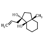 CAS 登录号：368875-13-2， (3S,3aR,7aS)-3-烯丙基-7a-甲基八氢-3aH-茚-3,3a-二醇