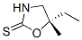 CAS 登录号：3690-37-7， (5S)-5-乙基-5-甲基-1,3-恶唑烷-2-硫酮