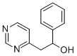 结构式 CAS# 36914-71-3, 1-苯基-2-嘧啶-4-基乙醇