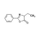 CAS 登录号：36974-43-3， 4-乙基-2-苯基-1,3-恶唑-5(4H)-酮