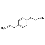 结构式 CAS# 3698-32-6, 1-烯丙基-4-乙氧基苯