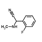 CAS 登录号：370554-90-8， (2-氟苯基)(甲基氨基)乙腈