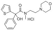 CAS 登录号：37109-12-9， 2-羟基-N-甲基-N-(2-吗啉-4-基乙基)-2-苯基-2-噻吩-2-基乙酰胺盐酸盐