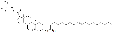 CAS 登录号：3712-16-1， [(3S,8S,9S,10R,13R,14S,17R)-17-[(2R,5R)-5-乙基-6-甲基庚烷-2-基]-10,13-二甲基-2,3,4,7,8,9,11,12,14,15,16,17-十二氢-1H-环戊二烯并[a]菲-3-基](E)-十八碳-9-烯酸酯