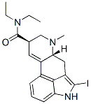 CAS 登录号：3712-25-2， 2-碘麦角酸二乙基酰胺