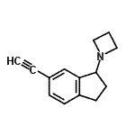 CAS 登录号：371251-20-6， 1-(6-乙炔基-2,3-二氢-1H-茚-1-基)吖丁啶
