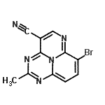 CAS#: 37160-09-1， 7-Bromo-2-Methyl-1,3,6,9B-Tetraazaphenalene-4-Carbonitrile