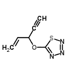 CAS#: 372112-50-0， 5-(1-Penten-4-Yn-3-Yloxy)-1,2,3,4-Thiatriazole
