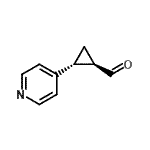 CAS 登录号：372183-89-6， (1R,2R)-2-(4-吡啶基)环丙烷甲醛